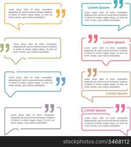 Speech Bubbles with Quotes