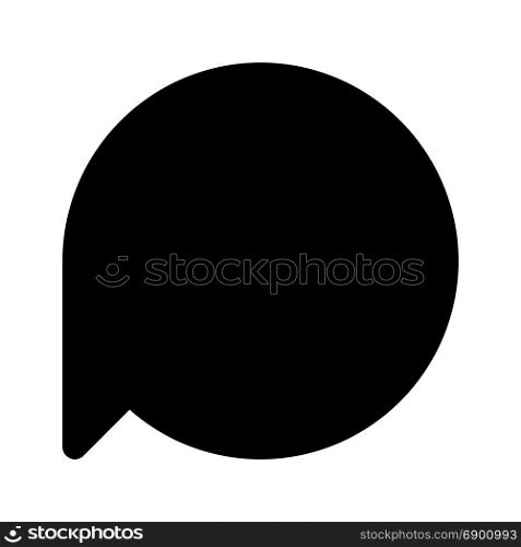 speech chat, icon on isolated background
