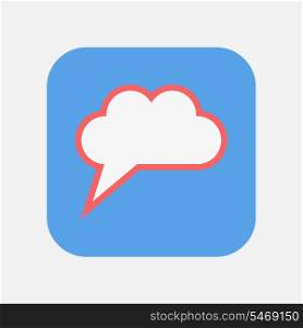 speech cloud icon