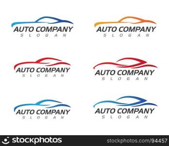 speed Auto car Logo Template vector illustration icon design