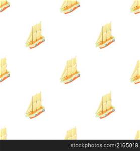 Speed boat pattern seamless background texture repeat wallpaper geometric vector. Speed boat pattern seamless vector