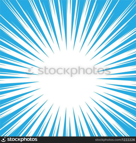 Speed Lines Comic Book Design Element Vector Illustration