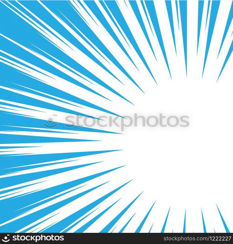 Speed Lines Comic Book Design Element Vector Illustration