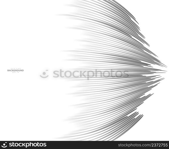 Speed lines Flying particles pattern, Fight stamp Manga graphic texture, Comic book speed horizontal lines on white background. Fast vector - illustrator