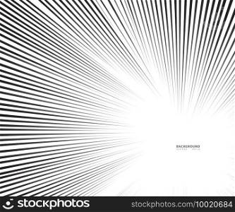 Speed lines Flying particles Seamless pattern, Fight st&Manga graphic texture, Comic book speed horizontal lines on white background