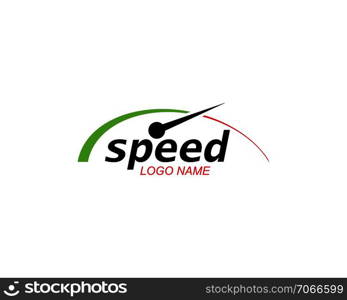 speed logo icon design illustration vector template