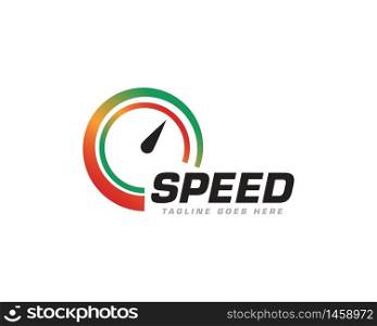 Speed Logo Icon Design Vector