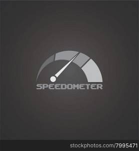 speed meter art. speed meter art theme vector graphic illustration
