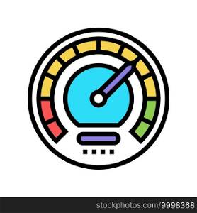 speed optimize color icon vector. speed optimize sign. isolated symbol illustration. speed optimize color icon vector illustration