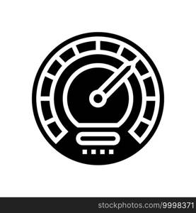 speed optimize glyph icon vector. speed optimize sign. isolated contour symbol black illustration. speed optimize glyph icon vector illustration