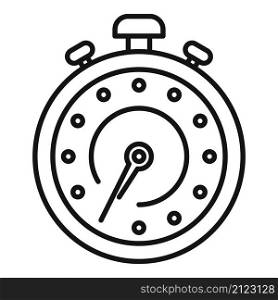 Speed stopwatch icon outline vector. Stop watch. Clock timer. Speed stopwatch icon outline vector. Stop watch