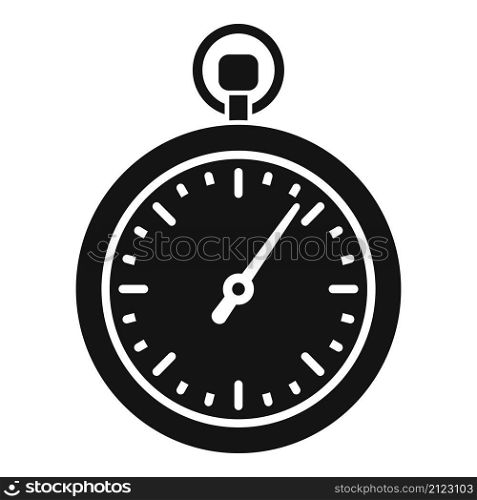 Speed stopwatch icon simple vector. Stop watch. Clock timer. Speed stopwatch icon simple vector. Stop watch