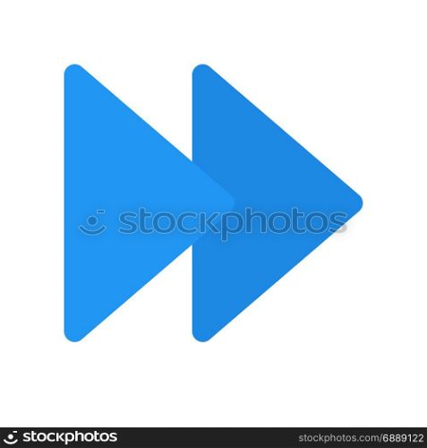 speed up arrow, icon on isolated background