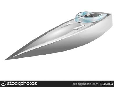 speedboat. speed boat isolated on a white background