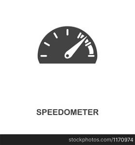 Speedometer creative icon. Simple element illustration. Speedometer concept symbol design from car parts collection. Can be used for web, mobile, web design, apps, software, print. Speedometer creative icon. Simple element illustration. Speedometer concept symbol design from car parts collection. Can be used for web, mobile, web design, apps, software, print.
