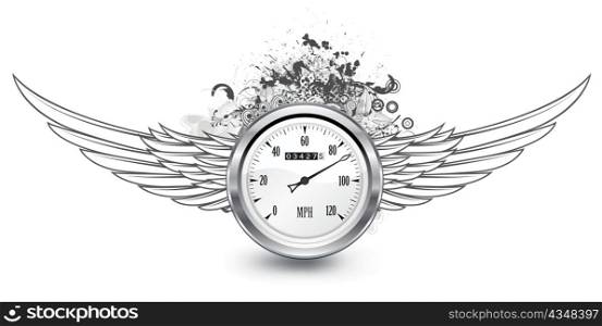 speedometer emblem