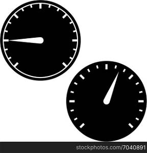 Speedometer Icon Design Vector Art Illustration