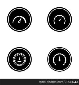 speedometer icon vector template illustration logo design