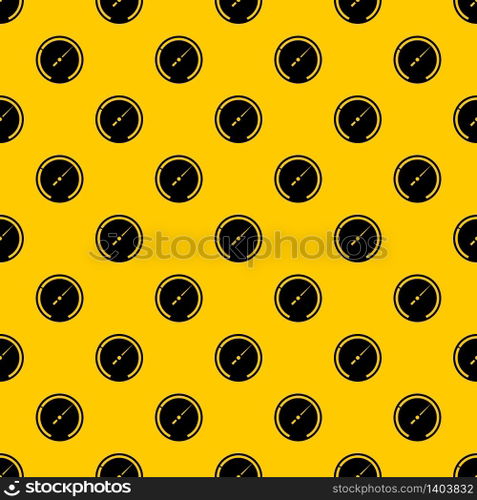 Speedometer pattern seamless vector repeat geometric yellow for any design. Speedometer pattern vector
