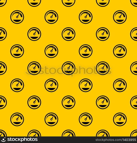 Speedometer pattern seamless vector repeat geometric yellow for any design. Speedometer pattern vector