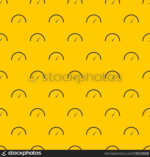 Speedometer pattern seamless vector repeat geometric yellow for any design. Speedometer pattern vector