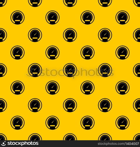 Speedometer pattern seamless vector repeat geometric yellow for any design. Speedometer pattern vector