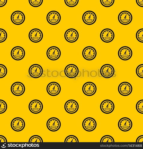 Speedometer pattern seamless vector repeat geometric yellow for any design. Speedometer pattern vector