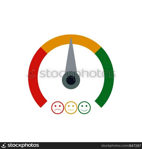 Speedometer. Speedometer vector icon. Scale of emotions. Easy, Normal Hard. Eps10. Speedometer. Speedometer vector icon. Scale of emotions. Easy, Normal, Hard