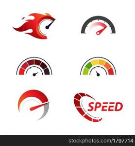 Speedometer vector illustration icon design