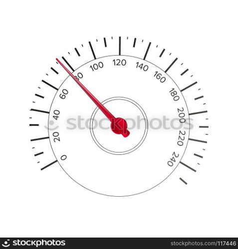 Speedometer Vector. Tachometer. For Transportation Racing Design Illustration. Speedometer Vector. Automobile Background For Transportation, Racing. Illustration