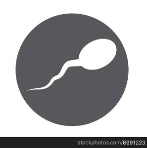 sperm icon on white background. flat style. sperm icon for your web site design, logo, app, UI. Spermatozoa symbol. Spermatozoa sign.