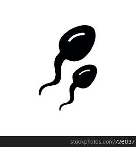 sperm icon vector logo template