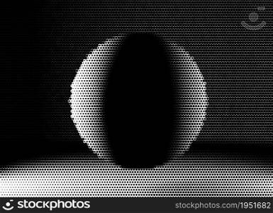 Sphere halftone vector illustration. Abstract background. Sphere halftone vector illustration. EPS 10