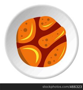 Spica icon in flat circle isolated on white background vector illustration for web. Spica icon circle