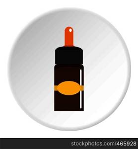 Spica icon in flat circle isolated on white vector illustration for web. Spica icon circle