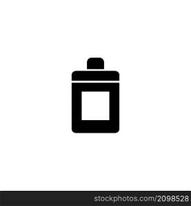 Spices Glass Jar, Condiment Bottle. Flat Vector Icon illustration. Simple black symbol on white background. Spices Glass Jar, Condiment Bottle sign design template for web and mobile UI element. Spices Glass Jar, Condiment Bottle. Flat Vector Icon illustration. Simple black symbol on white background. Spices Glass Jar, Condiment Bottle sign design template for web and mobile UI element.