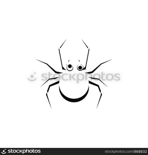 spider ilustration logo vector template