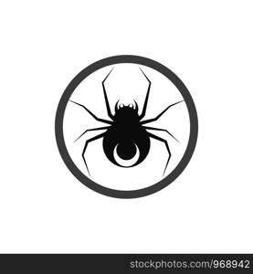 spider ilustration logo vector template