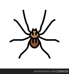 spider insect color icon vector. spider insect sign. isolated symbol illustration. spider insect color icon vector illustration