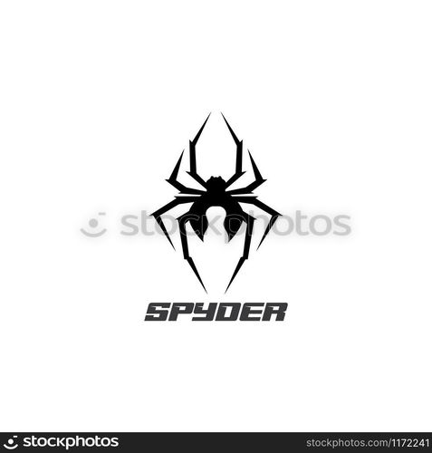 Spider Logo design vector illustration design template