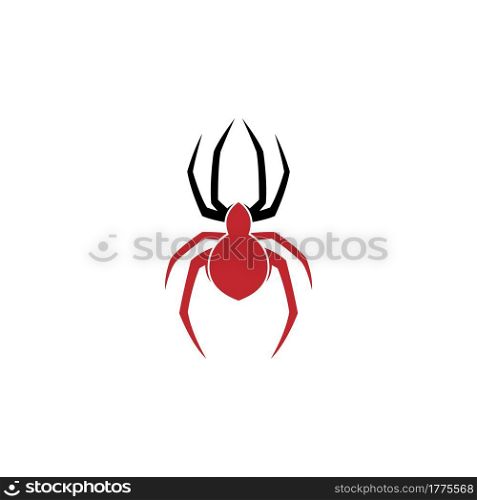 Spider logo icon design concept template illustration vector