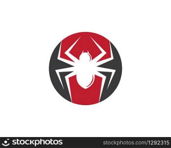 Spider logo icon illustration design