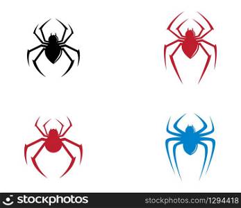 Spider logo icon illustration design