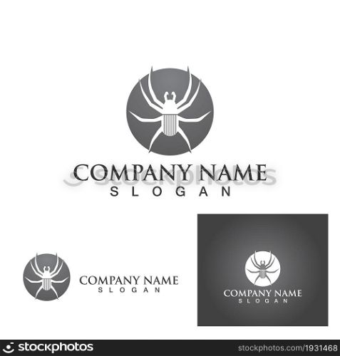 Spider logo template
