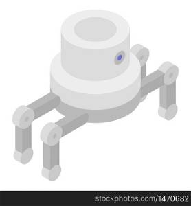Spider robot icon. Isometric of spider robot vector icon for web design isolated on white background. Spider robot icon, isometric style