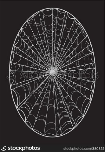 Spider web design element. Halloween