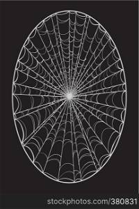 Spider web design element. Halloween