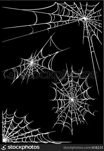 Spider web. Design elements
