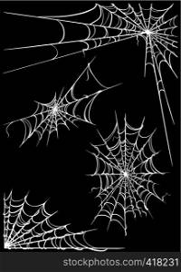 Spider web. Design elements