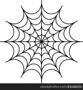 Spider Web Icon Design Vector Art Illustration